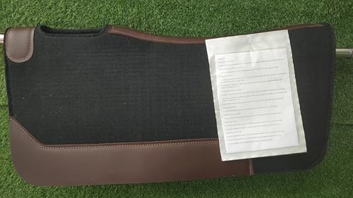 EQUIGEAR Westernpferd-Filzpad/Konturpad aus hochwertigem Wollfilz in den Größen 32 x 32 Zoll und 30 x 30 Zoll A23 (32x32) von EQUIGEAR