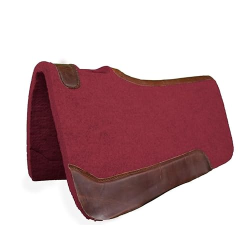 EQUIGEAR Westernpferd-Filzpad/Konturpad aus hochwertigem Wollfilz in den Größen 32 x 32 Zoll und 30 x 30 Zoll A27 (32X32) von EQUIGEAR