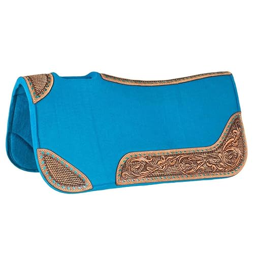 EQUIGEAR Westernpferd-Filzpad/Konturpad aus hochwertigem Wollfilz in den Größen 32 x 32 Zoll und 30 x 30 Zoll V001 (32x32) von EQUIGEAR