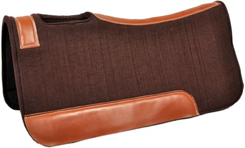 EQUIGEAR Westernpferd-Filzpad/Konturpad aus hochwertigem Wollfilz in den Größen 32 x 32 Zoll und 30 x 30 Zoll V24 (32X32) von EQUIGEAR