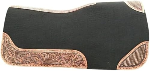 EQUIGEAR Westernpferd-Filzpad/Konturpad aus hochwertigem Wollfilz in den Größen 32 x 32 Zoll und 30 x 30 Zoll V98 (30x30) von EQUIGEAR