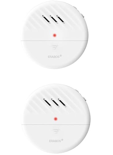 ERABOS® Premium-Glasbruchalarm GX100 | von Polizeibeamten gegründet | kein FEHLALARM mehr | Profi-Glasbruchmelder | Einbruchschutz mit Fensteralarm von ERABOS