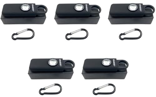 Original ERABOS Taschenalarm T1000 | von Polizeibeamten gegründet | erfolgreich seit 2019 | Premium Modell | Notfallalarm für die ganze Familie | Aktion 5 Stück von ERABOS