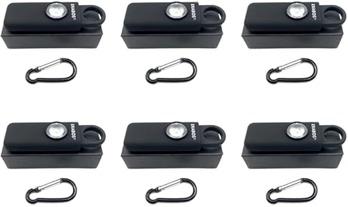 Original ERABOS Taschenalarm T1000 | von Polizeibeamten gegründet | erfolgreich seit 2019 | Premium Modell | Notfallalarm für die ganze Familie | Aktion 6 Stück von ERABOS
