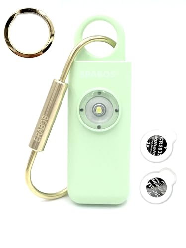 Original ERABOS Taschenalarm T1000 Ladies | von Polizeibeamten gegründet | Qualitätsprodukte seit 2019 | +2 Stück Ersatzbatterien GRATIS (Mint) von ERABOS