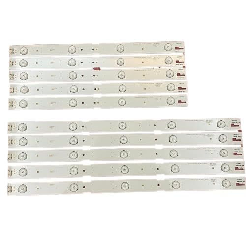 ERAKAFZTTK LED-Hintergrundbeleuchtungsstreifen passend for Grundig 43GFB6621 43GFB6622 43GFB6623 43 GFB 6622 6623 6621 IC-B-HWCR43D641R HWCR43D641L 43VLE5537BG von ERAKAFZTTK