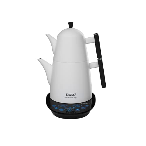 ERATEC - Vollautomatische sprechende Teemaschine TM-53, 1,9L, 2000W. Teekocher mit Temperatureinstellung und Warmhaltefunktion für den langhaltenden perfekten Teegenuss auf Knopfdruck. von ERATEC