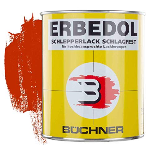 Erbedol | Schlepperlack | Agria | rot | SL3360 | ab 1984 | 0,75 l | restaurieren | Traktor | lackieren | Farbe | Trecker | Frontlader | Lack | Lackierung | Farbton | schnelltrocknend | deckend von Erbedol