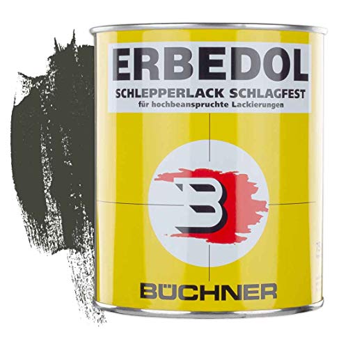 Schlepperlack | EICHER-GRAU | ANTHRAZITGRAU | 0,75 l | restaurieren | Traktor | lackieren | Farbe | Trecker | Frontlader | Lack | Lackierung | Farbton | schnelltrocknend | deckend von ERBEDOL