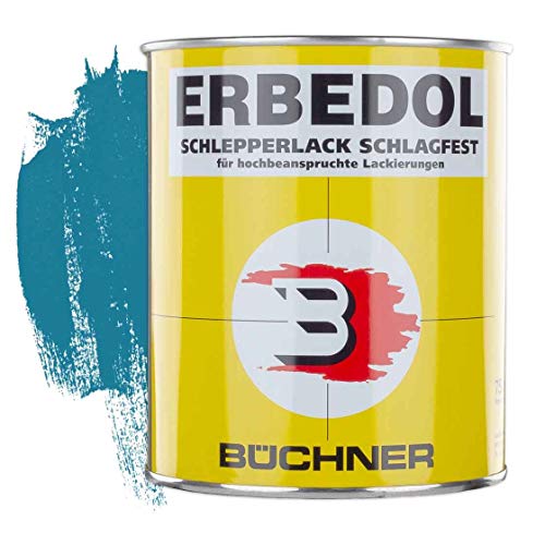 Schlepperlack | EICHER HELLBLAU | 0,75 l | restaurieren | Traktor | lackieren | Farbe | Trecker | Frontlader | Lack | Lackierung | Farbton | schnelltrocknend | deckend Schlepperlack | EICHER HELLBLAU | 0,75 l | restaurieren | Traktor | lackieren | Farbe | Trecker | Frontlader | Lack | Lackierung | Farbton | schnelltrocknend | deckend von ERBEDOL