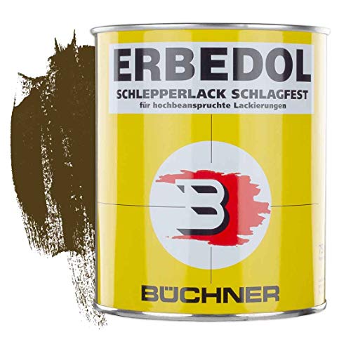 Schlepperlack | KRONE BRAUN | 0,75 l | restaurieren | Traktor | lackieren | Farbe | Trecker | Frontlader | Lack | Lackierung | Farbton | schnelltrocknend | deckend von ERBEDOL