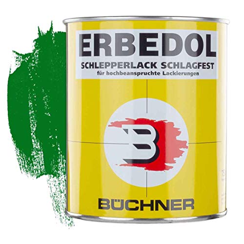 ERBEDOL | Schlepperlack | Reisch | grün | SL6580 | bis BAUJAHR 1989 | 0,75 l Farbe | Beschichtung | Restaurierung | Lack | Farbton | Lackierung | wetterfest | stoßfest | Schlepper | glänzend von Erbedol