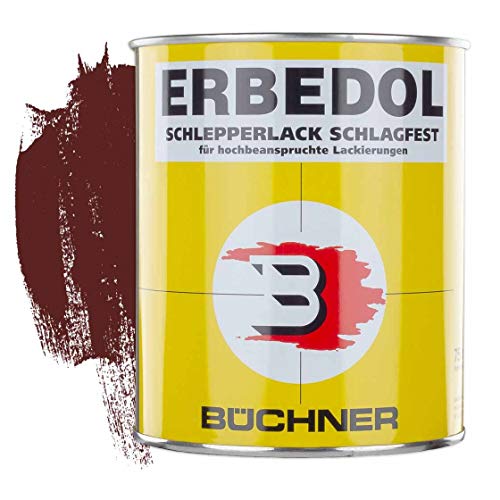 Schlepperlack | ROTBRAUN | RAL 8012 | 0,75 l | restaurieren | Traktor | lackieren | Farbe | Trecker | Frontlader | Lack | Lackierung | Farbton | schnelltrocknend | deckend von ERBEDOL