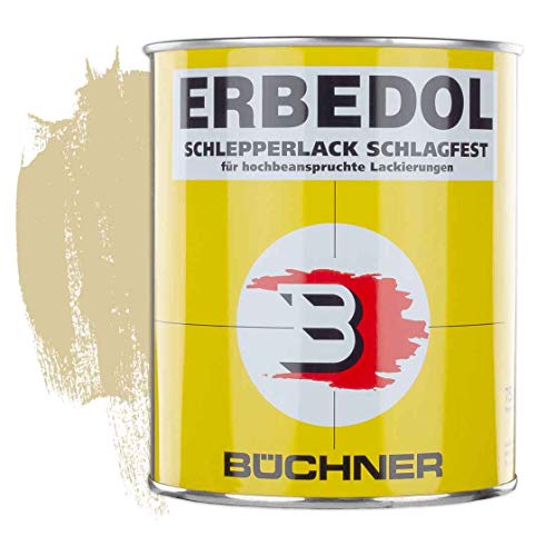 Schlepperlack | SCHLÜTER BEIGE | 0,75 l | restaurieren | Traktor | lackieren | Farbe | Trecker | Frontlader | Lack | Lackierung | Farbton | schnelltrocknend | deckend von ERBEDOL