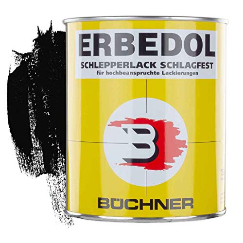 Schlepperlack | SCHWARZ | RAL 9005 | 0,75 l | restaurieren | Traktor | lackieren | Farbe | Trecker | Frontlader | Lack | Lackierung | Farbton | schnelltrocknend | deckend von ERBEDOL