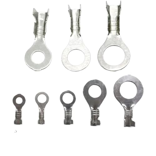 10/50 stücke DJ431 A3.2 A4.2 A5.2 B4.2 B6.2 8,2 Draht End Lug Terminal O Ring Bare Kupfer Presse Rund Splice Crimp Kabel Verbinden(B6.2,50pcs) von ERBER