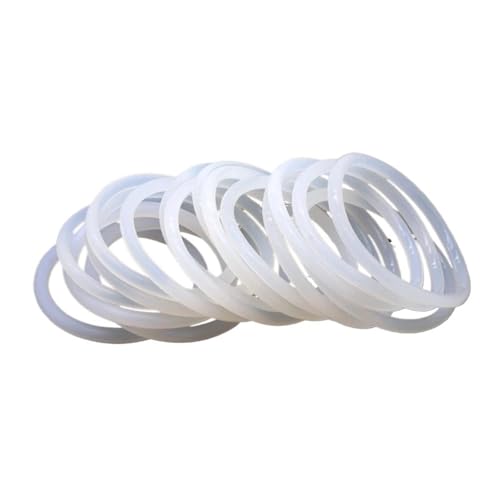 10/50Pcs VMQ O Ring Dichtung Dichtung CS 3mm OD 10~100mm Silikon Gummi Isolierte Wasserdicht washer Runde Form Weiß Nontoxi(10pcs,OD 100mm ID 94mm) von ERBER