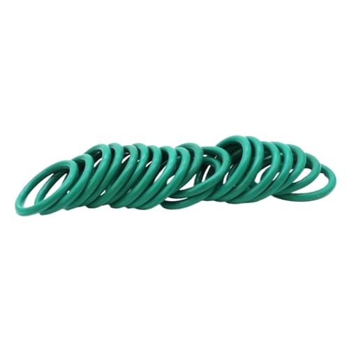 10 Stück FKM O-Ring CS 2,4 mm OD 8~60 mm Dichtung Isolierung Öl Hohe Temperaturbeständigkeit Fluorkautschuk O-Ring Grün(OD 33mm) von ERBER