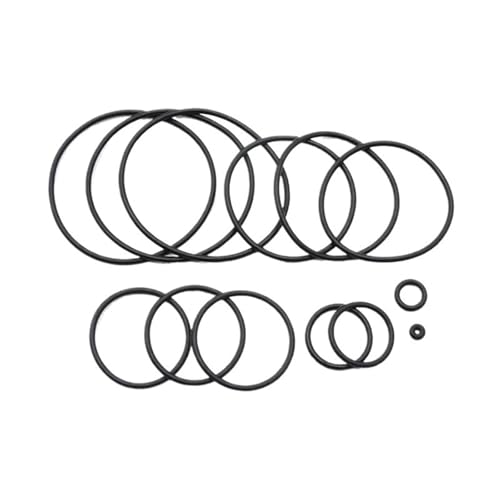 10 Stück NBR O-Ring-Dichtung CS 2 mm OD 5 mm ~ 150 mm Nitril-Butadien-Kautschuk-Abstandshalter Ölbeständigkeit Unterlegscheibe Runde Form Schwarz(OD 28mm ID 24mm) von ERBER
