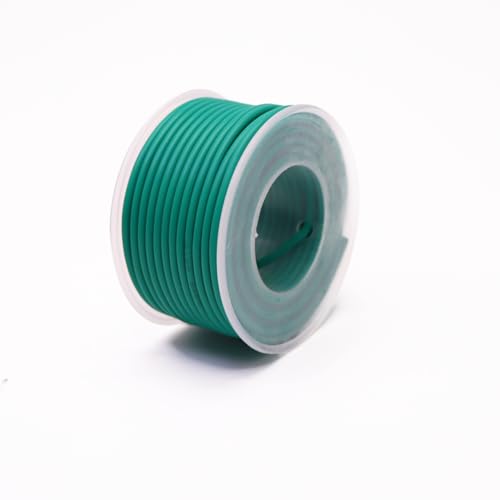 10 m/Rolle Silikondraht – 16–30 AWG, flexibel, verzinntes Kupfer, -60 °C bis 200 °C, for Automobile/Haushalt(Green,28AWG) von ERBER