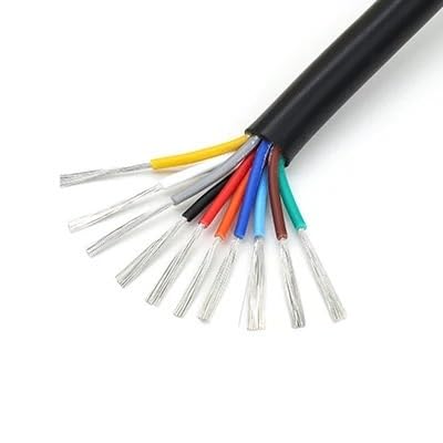 5 m UL2464 Mehradriges Kabel 30 28 26 24 22 20 18 16 14 AWG X 2 3 4 5 6 7 8 9 10 Adern Kanal-Audio-Stromkabel Ummantelte Drähte(10 Cores,16AWG) von ERBER