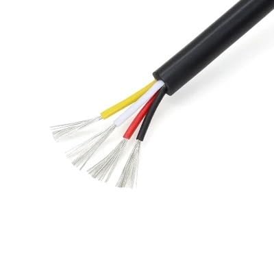 10 m UL2464 Mehradriges Kabel 30 28 26 24 22 20 18 16 14 AWG X 2 3 4 5 6 7 8 9 10 Adern Kanal-Audio-Stromkabel Ummantelte Drähte(4 Cores,22AWG) von ERBER
