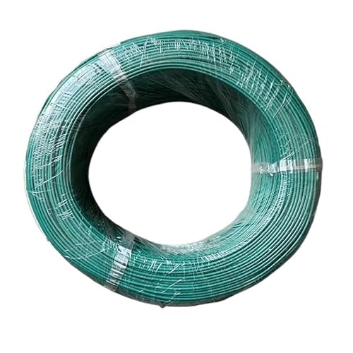 10M UL3135 Draht 30 28 26 24 22 20 18 16 14 12 10AWG Silikon Isolierung Verzinnten Kupfer Hohe Temperatur Beständig kabel(Green,26AWG) von ERBER
