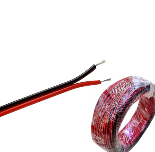 2-6-poliges JST-LED-Verlängerungskabel – 1,2 mm PVC-Kupfer, for WS2812B RGB/RGBW-LED-Lichtstreifen (80 V)(2 Pin,50M) von ERBER