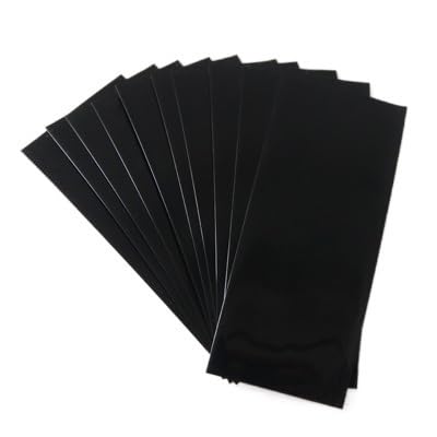 20/100/500 Stück 18650 Lipo-Batterie-Wrap PVC-Schrumpfschlauch vorgeschnitten Breite 29,5 mm x 72 mm Isolierfolie Schutzhülle Pack(Black,50pcs) von ERBER