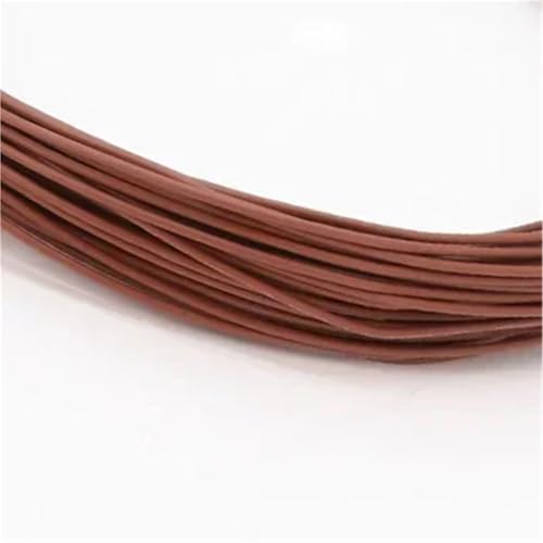 20M UL1007 Draht Verzinntes Kupfer Single Core PVC Isolierung 14/16/18/20/22/24/26 AWG Kabel Linie DIY PCB Elektronen drähte(Brown,18AWG) von ERBER