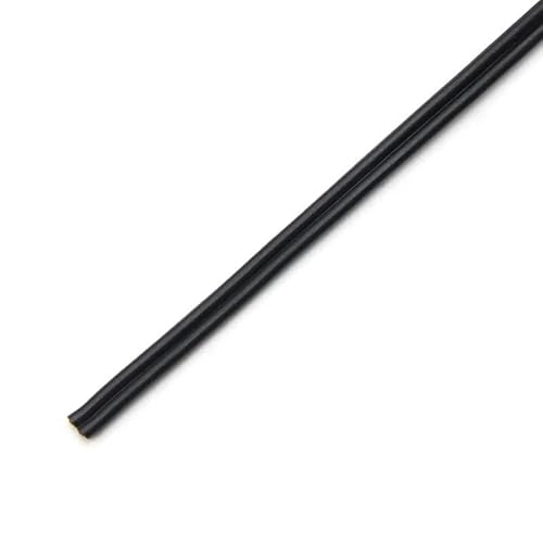 3 Meter Silikon-Paralleldraht 30 28 26 24 22 20AWG Multi-Core 2P 4P 6P 8P 10P Hochtemperaturbeständiges flexibles Kupferkabel(Black-2P,22AWG) von ERBER