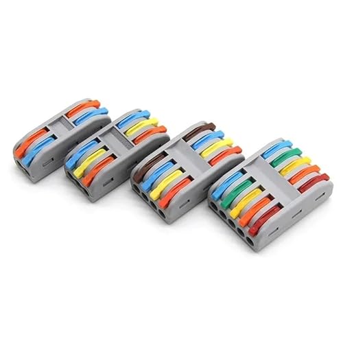 5/10/50/100 stücke Push-in Elektrische Draht Stecker Terminal Block Universal Schnelle Verdrahtung Kabel Anschlüsse for Kabel Verbindung(PCT-2-5,50pcs) von ERBER