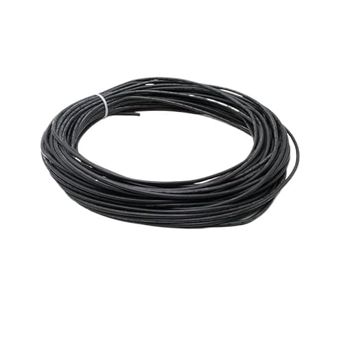5 m Silikondrähte UL3135 Elektronischer Draht 30 28 26 24 22 20 18 16 14 12 10 AWG Hochtemperaturbeständiges verzinntes Kupferkabel(Black,28AWG) von ERBER