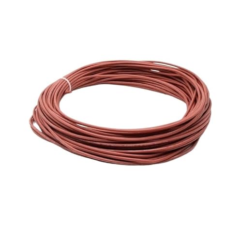 5 m Silikondrähte UL3135 Elektronischer Draht 30 28 26 24 22 20 18 16 14 12 10 AWG Hochtemperaturbeständiges verzinntes Kupferkabel(Brown,30AWG) von ERBER