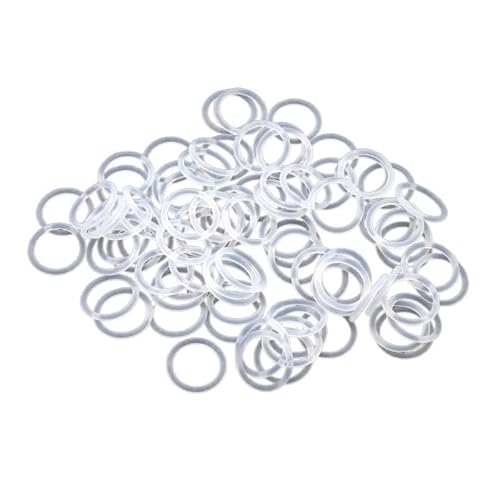 50 Stück weiße Silikon-O-Ring-Dichtung CS 1 mm Außendurchmesser 3 ~ 50 mm Lebensmittelqualität wasserdichte Unterlegscheibe Gummi isolierende runde O-Form-Dichtung ( Color : White , Size : OD 3mm ID 1 von ERBER