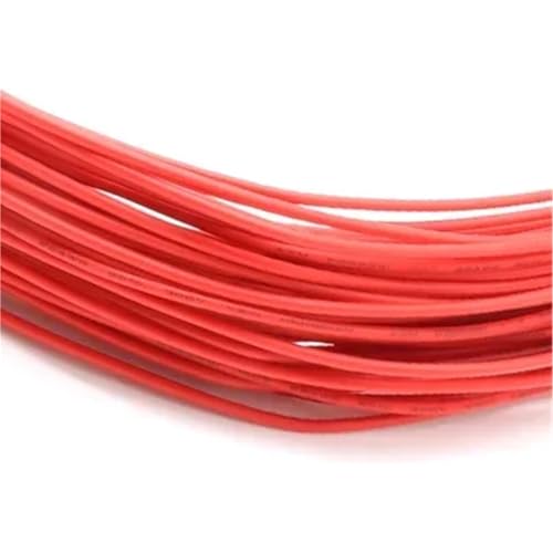 50 m Kupferdraht UL1007 Single-Core 26 24 22 20 18 16 14 AWG PVC-Isolierung Verzinnter Überzug LED-Linie Ausrüstung Elektrokabel(Red,18AWG) von ERBER