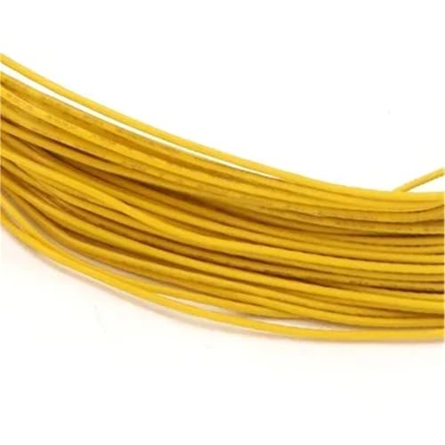 50 m Kupferdraht UL1007 Single-Core 26 24 22 20 18 16 14 AWG PVC-Isolierung Verzinnter Überzug LED-Linie Ausrüstung Elektrokabel(Yellow,26AWG) von ERBER