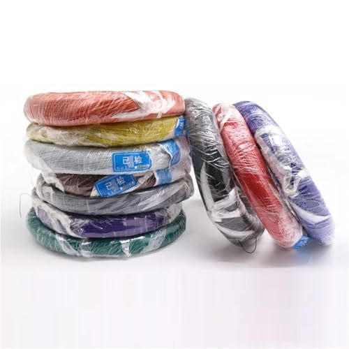 500 m Elektronische Draht UL1571 32 30 28 26 24 22 20 18 16 AWG PVC Isolierte Verzinnten Kupfer Umwelt DIY Kabel LED Linie(Green,32AWG) von ERBER