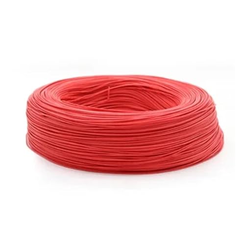 5M UL1007 PVC verzinntes Kupferdrahtkabel 16/18/20/22/24/26/28/30 AWG Weiß/Schwarz/Rot/Gelb/Grün/Blau/Grau/Lila/Braun/Orange(Red,26AWG) von ERBER