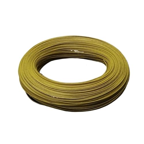5M UL1332 PTFE-Draht 30/28/26/24/22/20/18/16/14/13/12/10 AWG FEP-isoliertes Hochtemperatur-Elektronenkabel for 3D-Drucker(Yellow,22AWG) von ERBER
