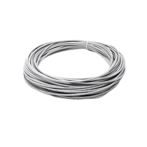 5m Silikondrähte UL3135 Elektronikdraht 30 28 26 24 22 20 18 16 14 12 10 AWG Hochtemperaturbeständige verzinnte Kupferkabel(Grey,22AWG) von ERBER