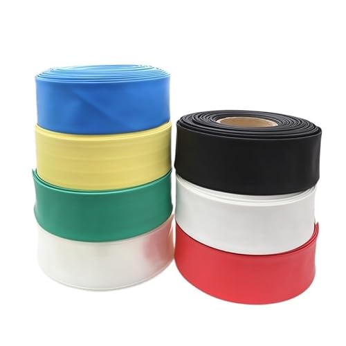 Durchmesser 45 mm 50 mm 60 mm 70 mm 80 mm 90 mm 100 mm 120 mm 150 mm 180 mm 2:1 Schrumpfschlauch Schrumpfschlauch Drahtschlauch Wickelset 1 Meter(Black,100mm) von ERBER