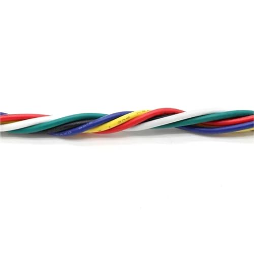 UL1015-zertifizierter 10 m langer PVC-isolierter Draht, 8–24 AWG verzinntes Kupferlitzenkabel, 600 V, 105 °C, for Beleuchtung und Elektronik(WHITE,14 AWG) von ERBER