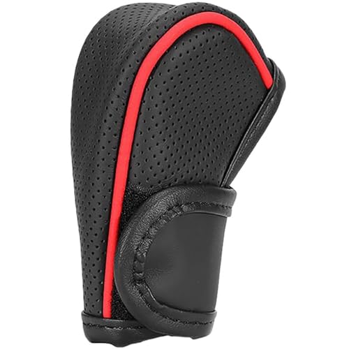 Auto Schaltknauf Abdeckung für Seat Ateca 2020, Leder-Schalthebel Anti-Rutsch Staubschutzhülle, Auto Schaltknauf Abdeckung Schutz Ersatz, B/Black red Auto Schaltknauf Abdeckung für Seat Ateca 2020, Leder-Schalthebel Anti-Rutsch Staubschutzhülle, Auto Schaltknauf Abdeckung Schutz Ersatz, B/Black red von ERBRA