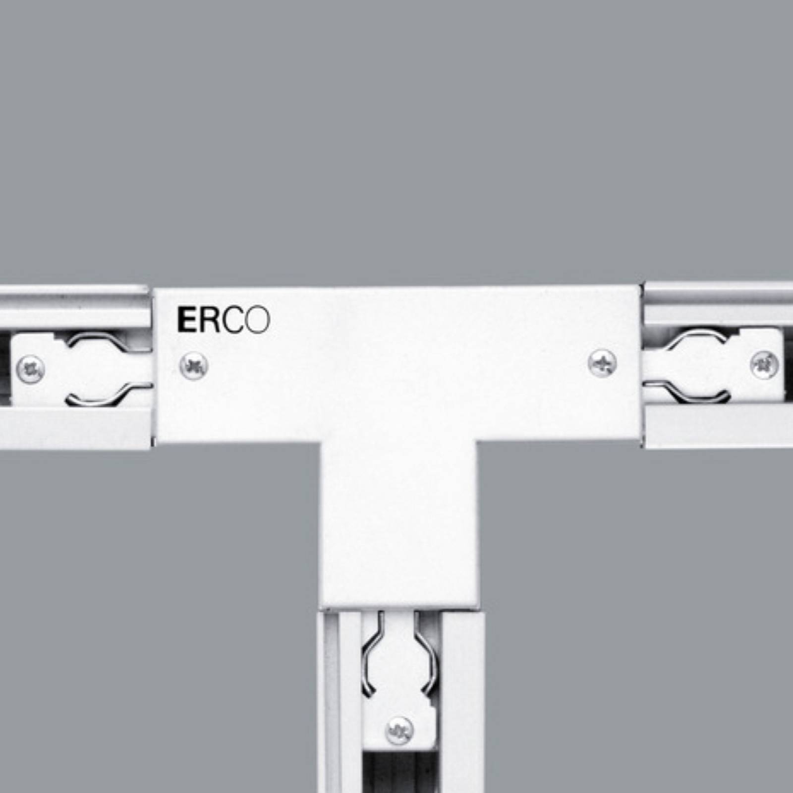 ERCO 3-Phasen-T-Verbinder Schutzl. links, weiß von ERCO