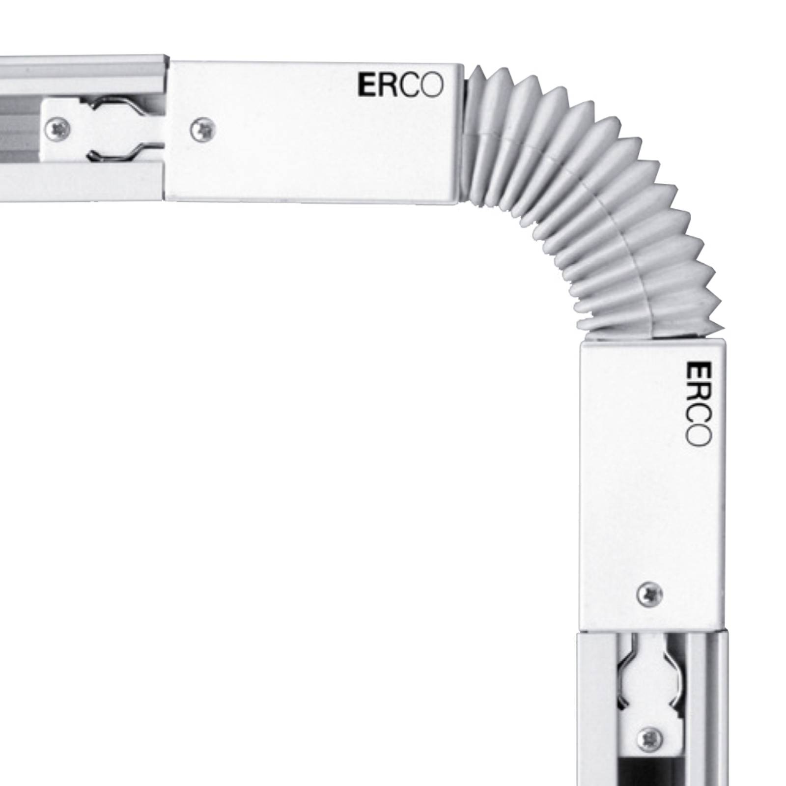 ERCO Multiflex-Kupplung 3-Phasen-Schiene weiß von ERCO