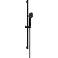 Runde Wandduschstange zum Duschen, mattschwarze Farbe Ercos Round BNASTKAS42 matt-schwarz von ERCOS