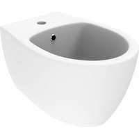 Hängendes Bidet 51 cm lang matt weiß mit Überlauf Ercos Kite BCKTEOBIDE0001 weiß matt - weiß matt von ERCOS