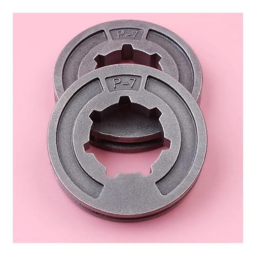 2 stücke 3/8LP 17mm P7 Kettenrad Felge Fit for 017 018 MS170 MS180 021 023 025 MS210 MS230 MS250 Kettensäge Ersatzteile Werkzeug Teil von ERDHFG