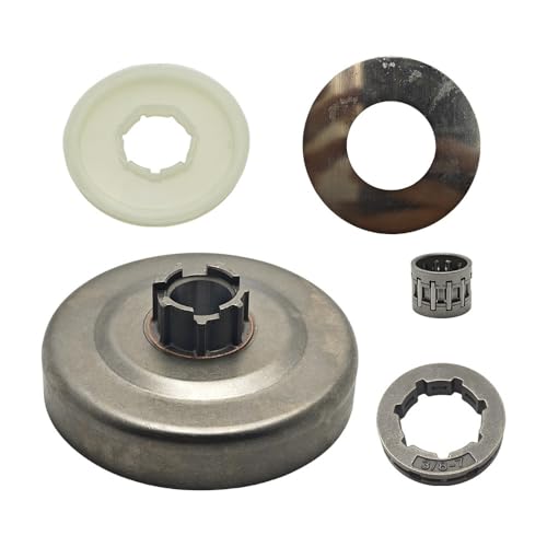3/8"-7T Kupplungstrommel Felge Kettenrad Unterlegscheibe Staubschutz passend for 268 272 61 66 266 Kettensäge Nadellager von ERDHFG